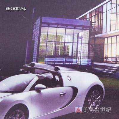 高精UV粗纹环保3P布