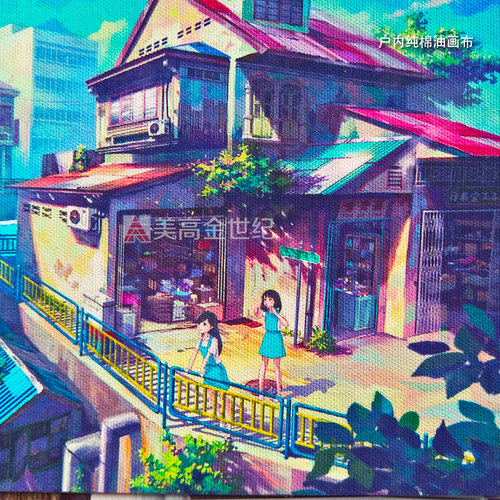 户内纯棉油画布